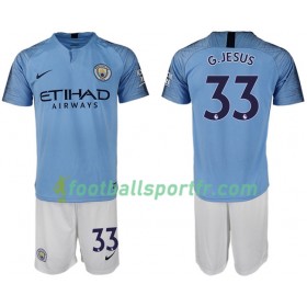 Tenue Manchester City G.JESUS 33 Enfant Domicile 2018-2019 Maillot de Foot